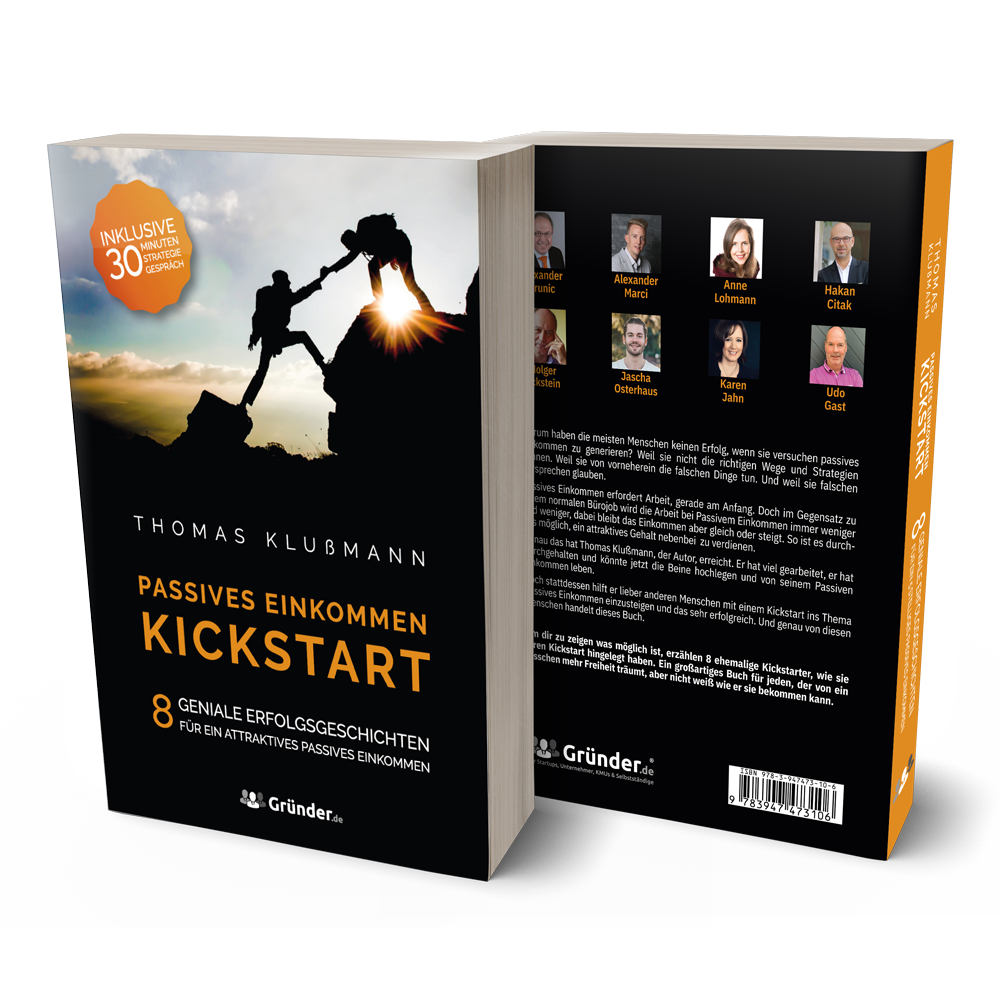 Kickstart Passives Einkommen 3D Front Back2